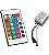 KIT CONTROLE PARA FITA LED RGB + CONTROLADOR - Imagem 1