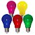 LÂMPADA LED 9W COLORIDA ( AMARELA; AZUL; ROSA; VERDE; VERMELHO ) - Imagem 1