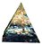 Orgonite Pirâmide Tree Cristal Obsidiana Negra Árvore Vida - Imagem 5