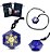 Colar Orgonite Hexagrama Metatron Lápis Lazuli + Bag Gatos - Imagem 1