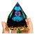 Piramide Orgonite Obsidiana Ametista mandala geometrica blue - Imagem 3