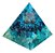 Piramide Orgonite Blue Turquesa Ametista Cristal Chakras - Imagem 3