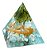 Orgonite Pirâmide Arvore Vida Amazonita Cristal Peridoto - Imagem 3