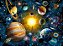 Nova Pulseira Galaxia Hematita Solar Planeta Chakra Bag Lobo - Imagem 5