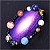 Pulseira Sistema Solar 9 Planetas Terra Lua Galaxia Lava - Imagem 2