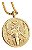 Colar Medalha Hecate Deusa Tríplice Lua Aço Inox + Bag Lobo - Imagem 5