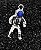 Colar Com Pingente Pewter Astronauta Galaxia Spaceman - Imagem 3