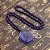 Colar Medalhão Quartzo Azul Obsidiana Buda Blue 3d Chakras - Imagem 2