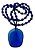 Colar Medalhão Quartzo Azul Obsidiana Buda Blue 3d Chakras - Imagem 6