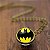 Colar Esfera Bat Sinal Batman Homem Morcego + Brinde - Imagem 2