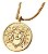 Colar Medalha Grega Medusa Serpente Aço Inox + Bag Lobo - Imagem 4