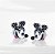 Brinco Delicado Prata 925 Mickey Mouse Zircônia +bag Flork - Imagem 4