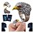 Anel Ajustável Eagle Red Eyes Falcão Águia Força + Bag Lobo - Imagem 1