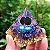 Orgonite Pirâmide Purple Ametista Metatron Esfera Obsidiana - Imagem 5