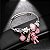 Pulseira Inox Tipo Pandora Berloques Urso Rosa + Bag Gatos - Imagem 6
