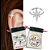 Piercing Pressão Orelha Ear Cuff Prata 925 Star +Bag Flork - Imagem 4
