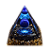 Orgonite Pirâmide Obsidiana Vulcão Metatron Esfera Lazuli - Imagem 2