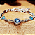 Pulseira Coração Da Noiva Prata Cristal Sky Blue Chakras - Imagem 6