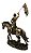 Joana D´arc No Cavalo Com Estandarte Estatueta Veronese - Imagem 6