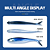 2 Isca Artificial Soft Sardinha Brilha Escuro 12cm 11g Atum - Imagem 4