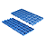 04. Piso de Plástico Modular 50x25x25 - Azul - Imagem 1