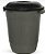 CESTO GIGANTE COM TAMPA PRETA 64 LTS INPLAST - Imagem 1