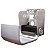 DISPENSER BOBINA AUTO CORTE  PLUS - BRANCO C/ CRISTAL - ELISA - Imagem 2