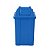 LIXEIRA 60L QUADR BASCUL AZUL JSN Q60A - Imagem 1