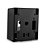 Dispenser Papel higienico rolao 300/500m- Preto Street - Nobre - Imagem 4