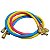 3 kits mangueira para manifold r134a r12 r22 r404 1/4 90cm - Imagem 3