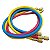 3 kits mangueira para manifold r134a r12 r22 r404 1/4 90cm - Imagem 5