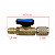 Conector valvula bola sae 1/4 x 1/4 sae gas r410a | amarela - Imagem 2