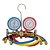 Cj manometro manifold r22 r134a r404a refrigeração ar split - Imagem 1