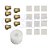Kit conversão gn cooktop brastemp 4 5 bocas bd075 bdd61 - Imagem 1