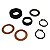 Kit reparo retentor cambio lavadora electrolux top 8 le08 - Imagem 4
