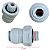 Conector conexão purificador bebedouro consul 1/4x1/8 - Imagem 2