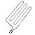 Resistência para churrasqueira fischer grill 1800w 220v 47cm - Imagem 1