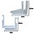 Suporte parede secadora brastemp ative brs10 bsi24 bsi10 - Imagem 2