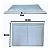 Tela filtro ar condicionado midea komeco york rheem 38x28cm - Imagem 2