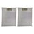 2 filtros metálicos alumínio coifa cata 70cm ( 26x32cm ) - Imagem 2