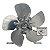 Exaustor churrasqueira helice metal 20cm 1550rpm 110v 220v - Imagem 2