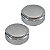 Botão forno fischer fit line (2 peças) cromado original - Imagem 3