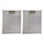 2 filtros alumínio coifa new vetro touch 90cm tramontina - Imagem 1
