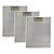 3 filtro alumínio coifa cata omega beta c90 v90 ( 26x32cm ) - Imagem 2