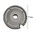 Queimador + espalhador fogão consul brastemp bf050 clean - Imagem 5