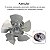 Motor exaustor churrasqueira 1/40 110v 220v 15cm 150mm ** - Imagem 2