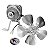 Micro motor freezer exaustor churrasqueira 1/25 (20 cm) - Imagem 1