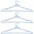 3 Cabides Plástico Preto Secadora De Roupas Fischer Original - Imagem 1