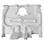 Capa Isopor Evaporador Geladeira Brastemp BRK50 BRM50 BRW50 - Imagem 1