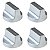 4 Botão Manipulo Cromo Fogão Brastemp BFS5 BYS5 BFD5 BFO4 - Imagem 1